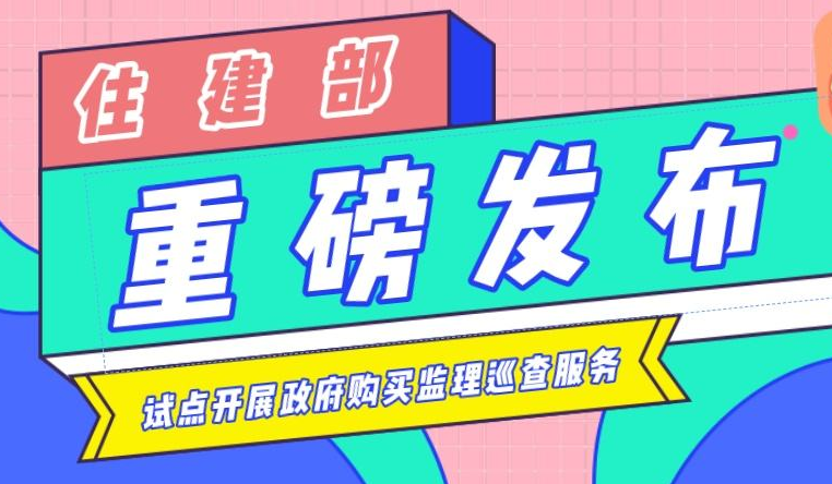 开创工程监管新模式，住建部发布政府购买监理巡查服务试点工作报告！